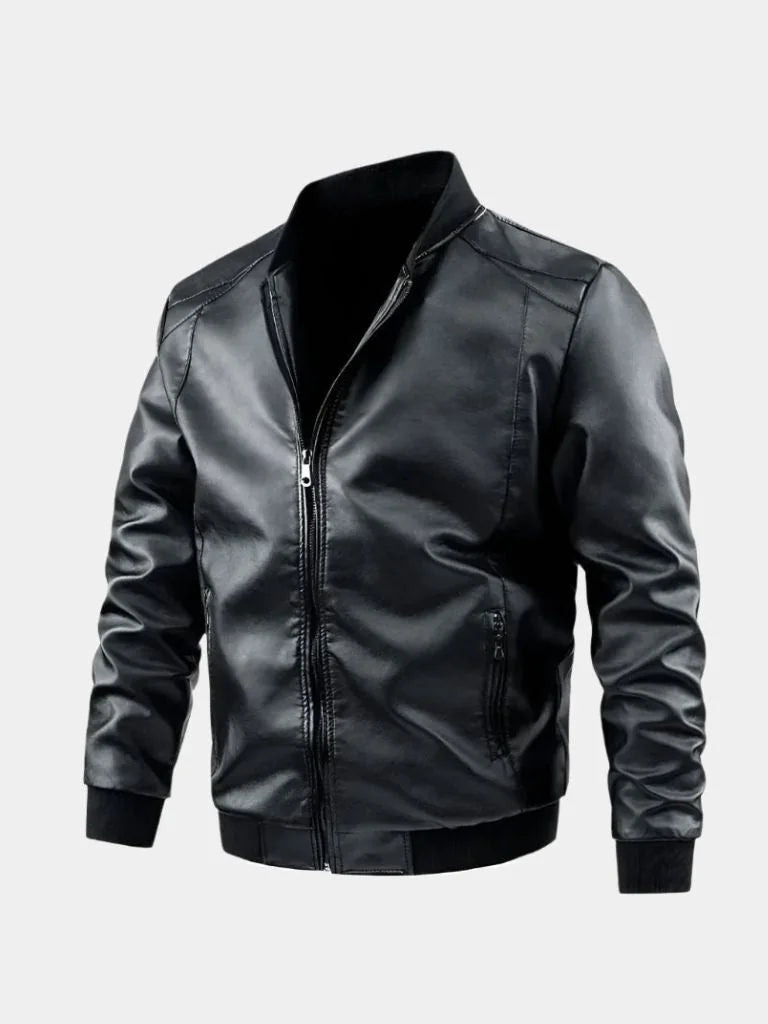 Essential Leather Jacket | Savile & Co.