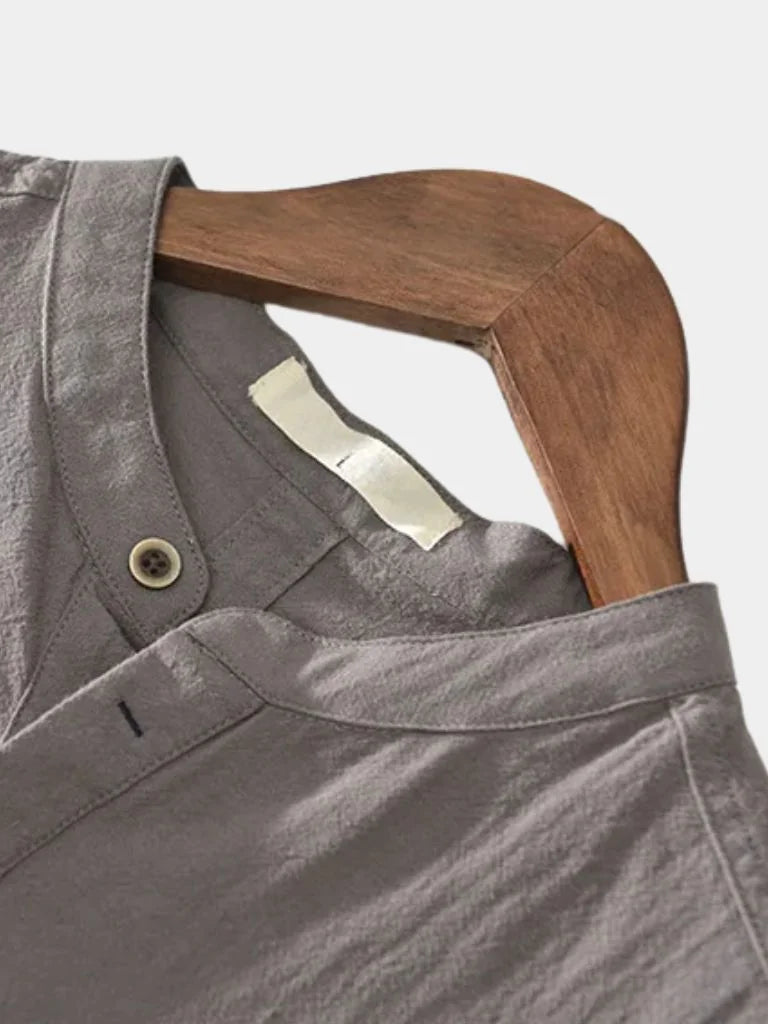 Essential Short Sleeve Linen Shirt | Savile & Co.
