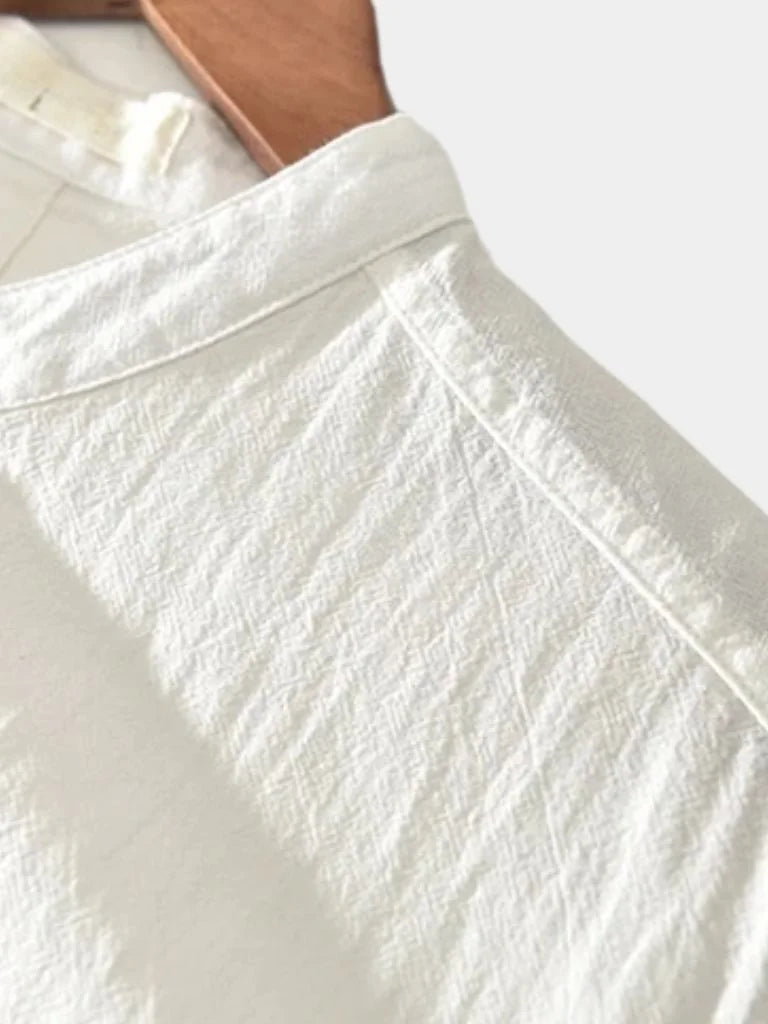 Essential Short Sleeve Linen Shirt | Savile & Co.