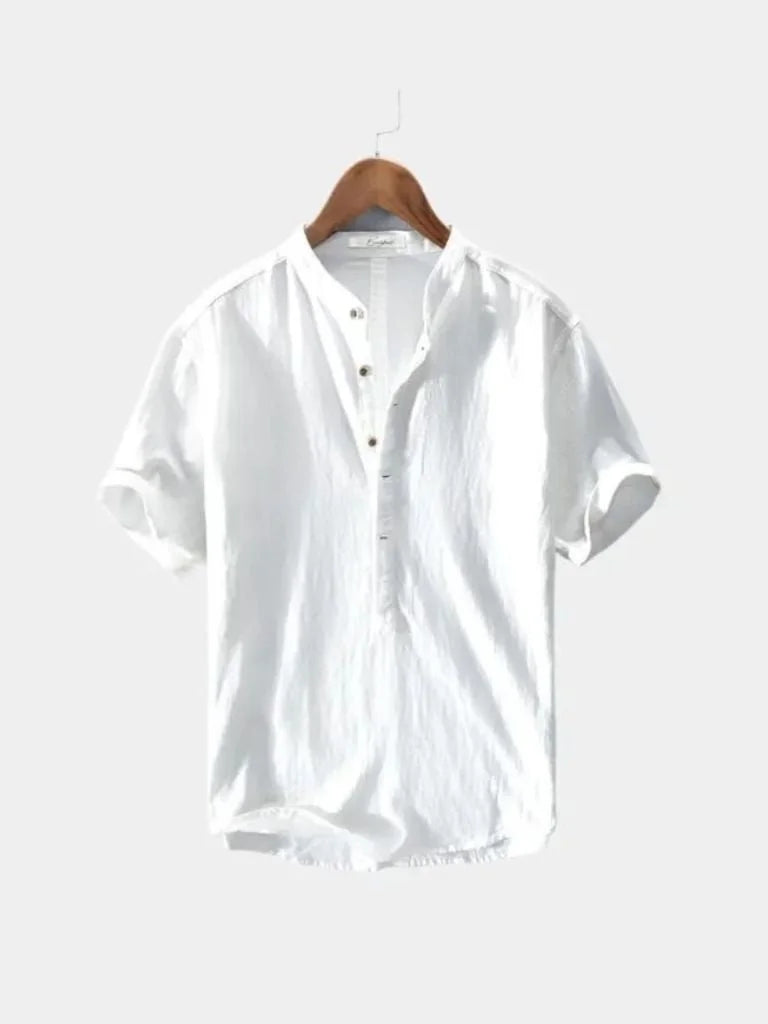 Essential Short Sleeve Linen Shirt | Savile & Co.