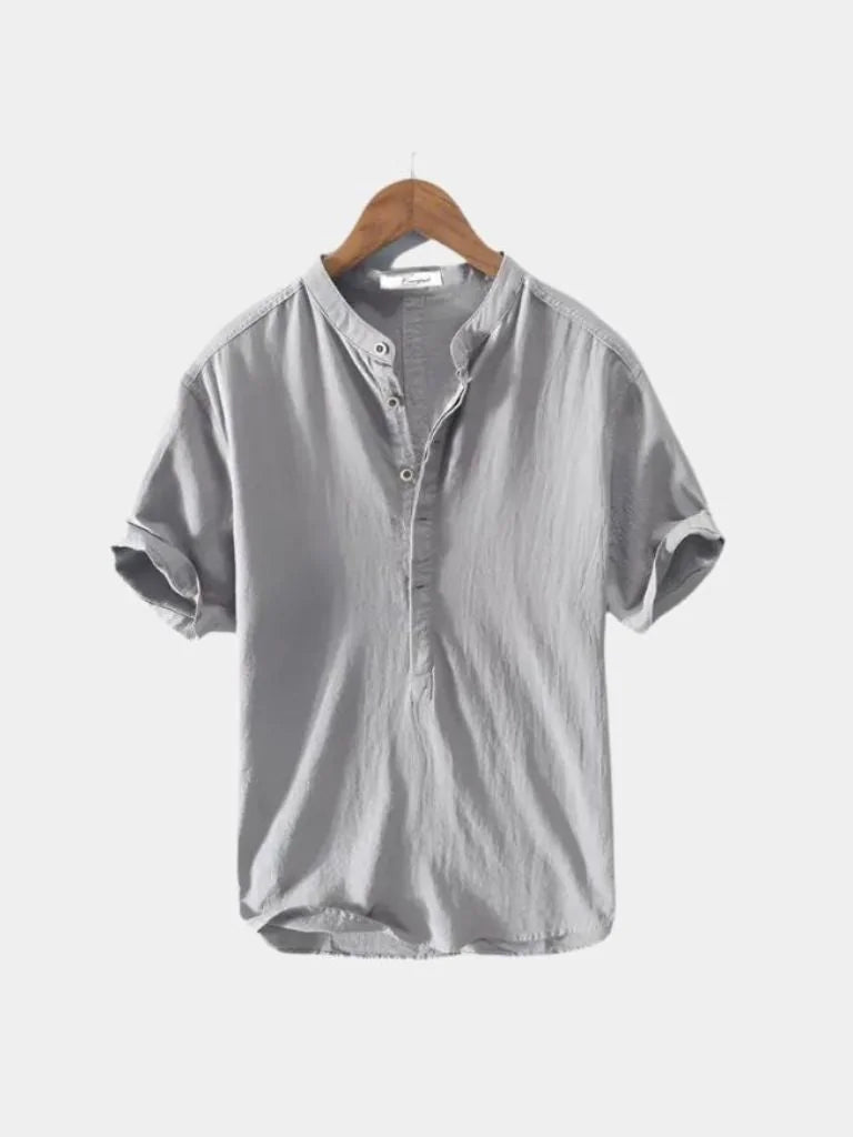 Essential Short Sleeve Linen Shirt | Savile & Co.