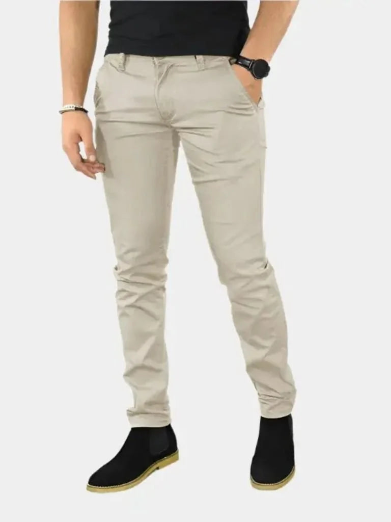 Essential Slim Fit Straight Trousers | Savile & Co.