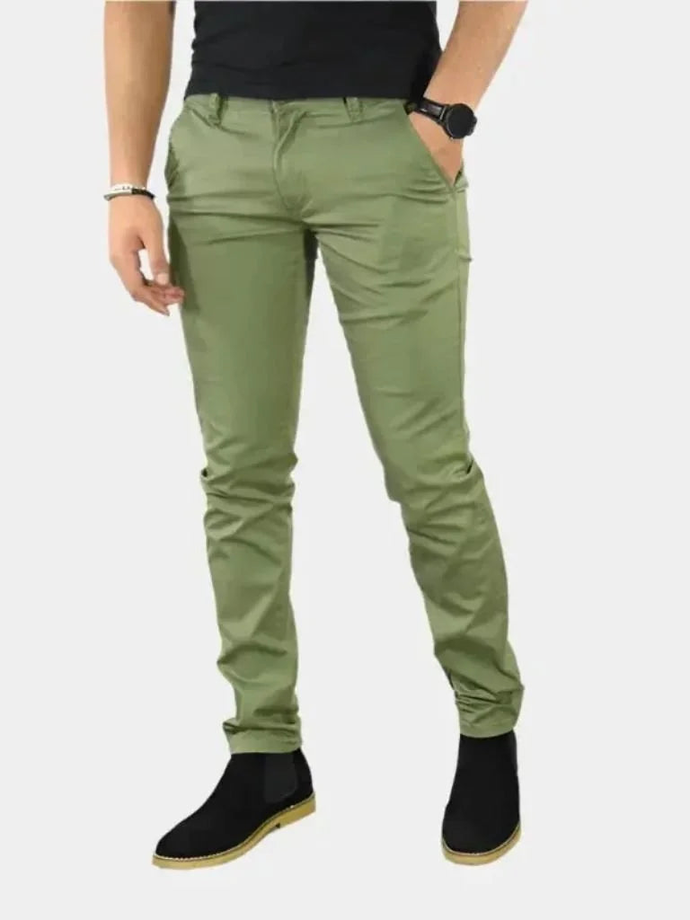 Essential Slim Fit Straight Trousers | Savile & Co.