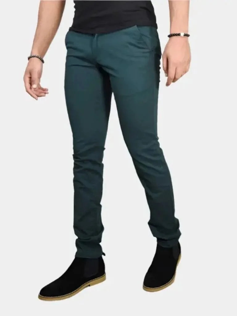 Essential Slim Fit Straight Trousers | Savile & Co.