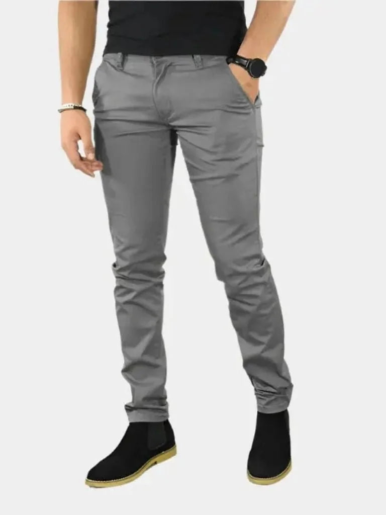 Essential Slim Fit Straight Trousers | Savile & Co.