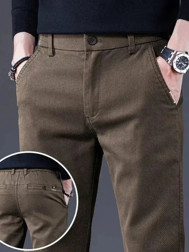 Essential Stretchy Straight Trousers | Savile & Co.