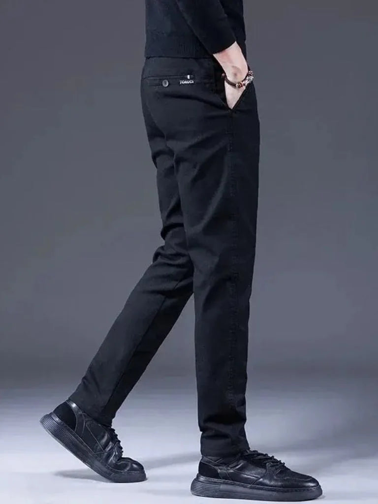 Essential Stretchy Straight Trousers | Savile & Co.