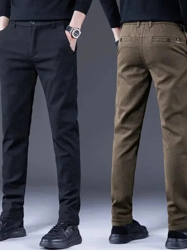 Essential Stretchy Straight Trousers | Savile & Co.