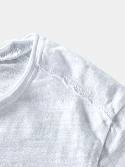 Essential Vintage Cotton Long Sleeve Tee | Savile & Co.