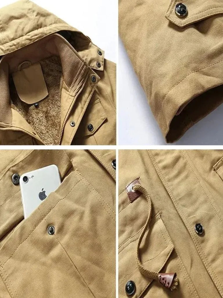 Fleece Hooded Bomber Jacket | Savile & Co.