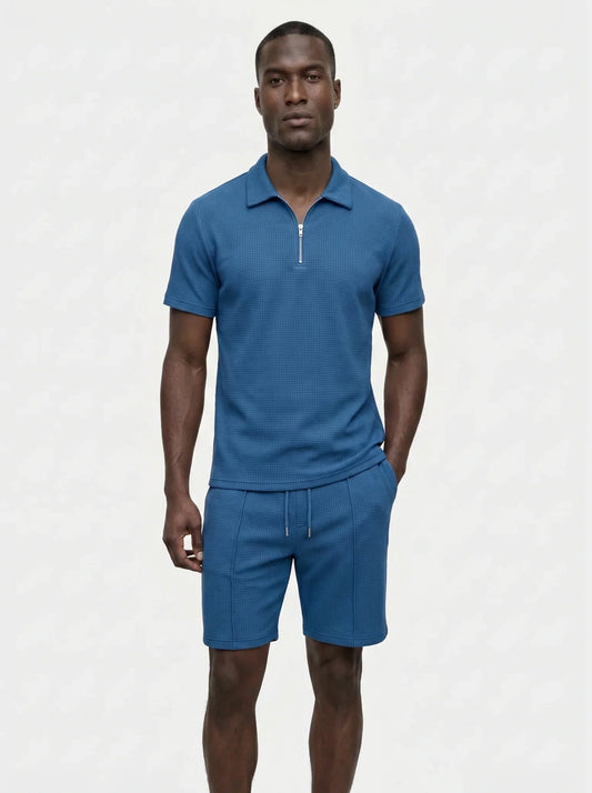 Garrison Grid-Sleeve Set | Savile & Co.