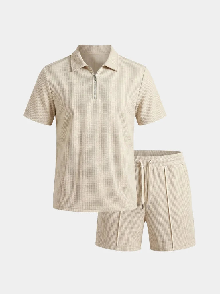 Garrison Grid-Sleeve Set | Savile & Co.