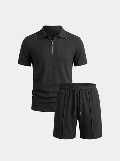 Garrison Grid-Sleeve Set | Savile & Co.