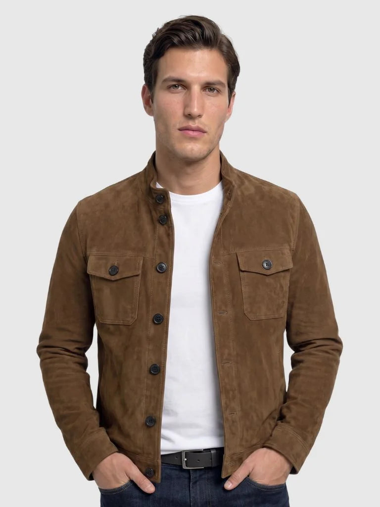 Garrison Suede Vintage Jacket | Savile & Co.