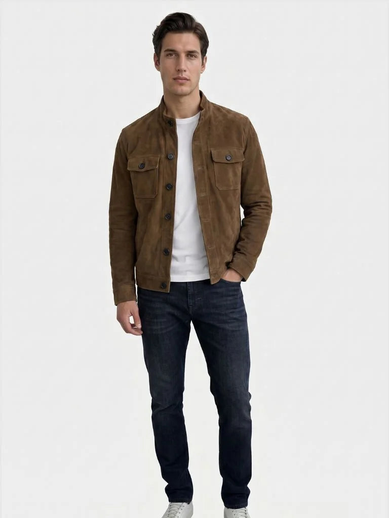Garrison Suede Vintage Jacket | Savile & Co.