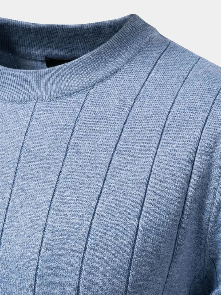 Garrison Texture Crew Top T-Shirt | Savile & Co.