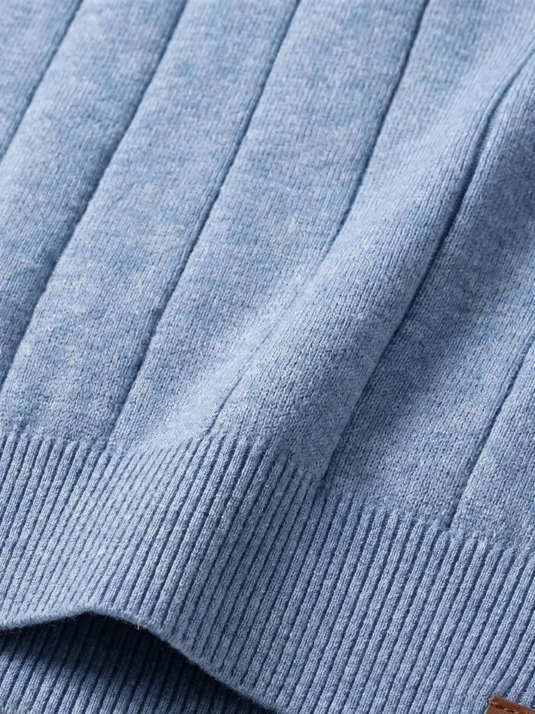 Garrison Texture Crew Top T-Shirt | Savile & Co.
