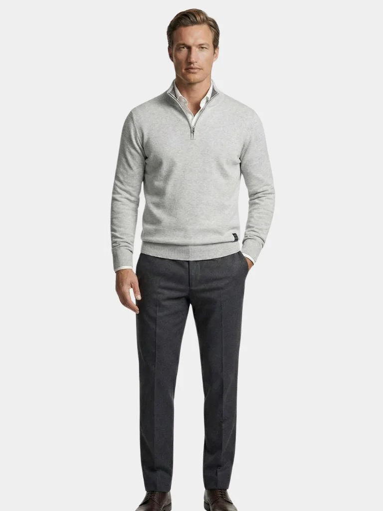 Half Zip Knitwear Pullover Sweater | Savile & Co.
