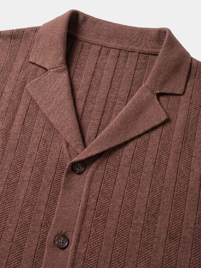 Heritage Camp Collar Knit Shirt | Savile & Co.