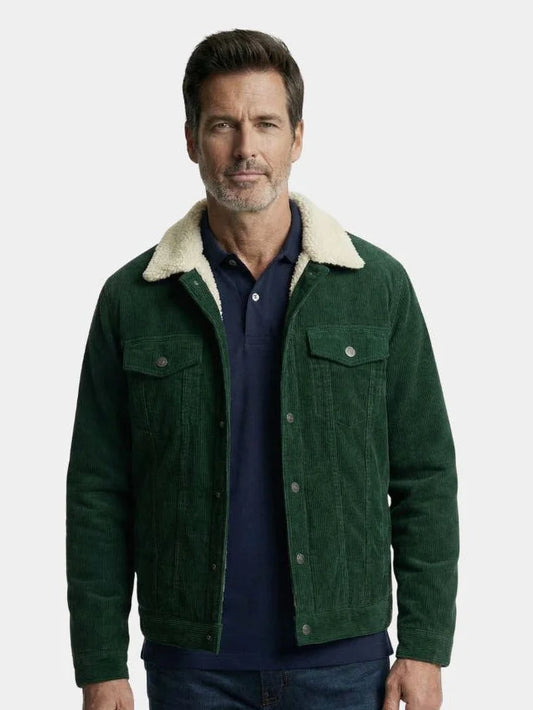Heritage Corduroy Sherpa Jacket | Savile & Co.
