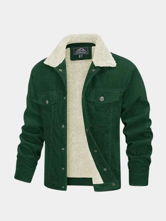 Heritage Corduroy Sherpa Jacket | Savile & Co.