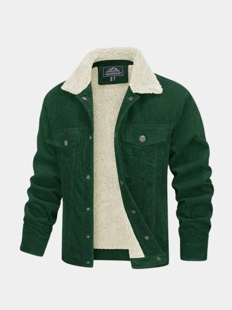 Heritage Corduroy Sherpa Jacket | Savile & Co.