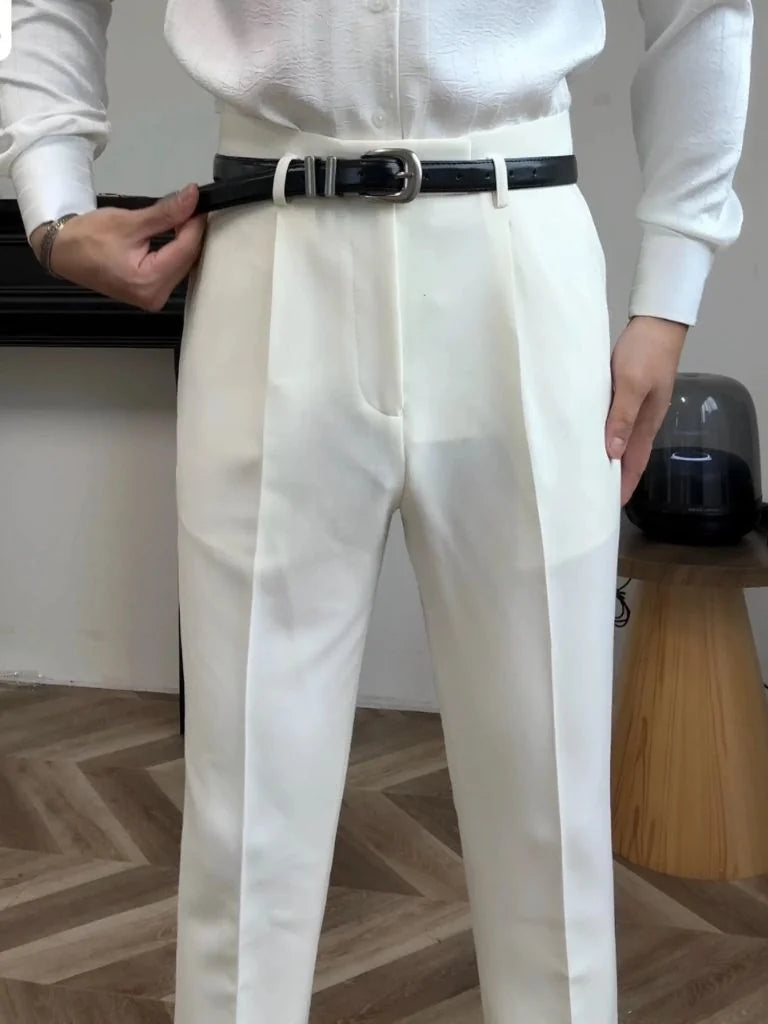 Hollywood Classic Trousers (Belt Included) | Savile & Co.