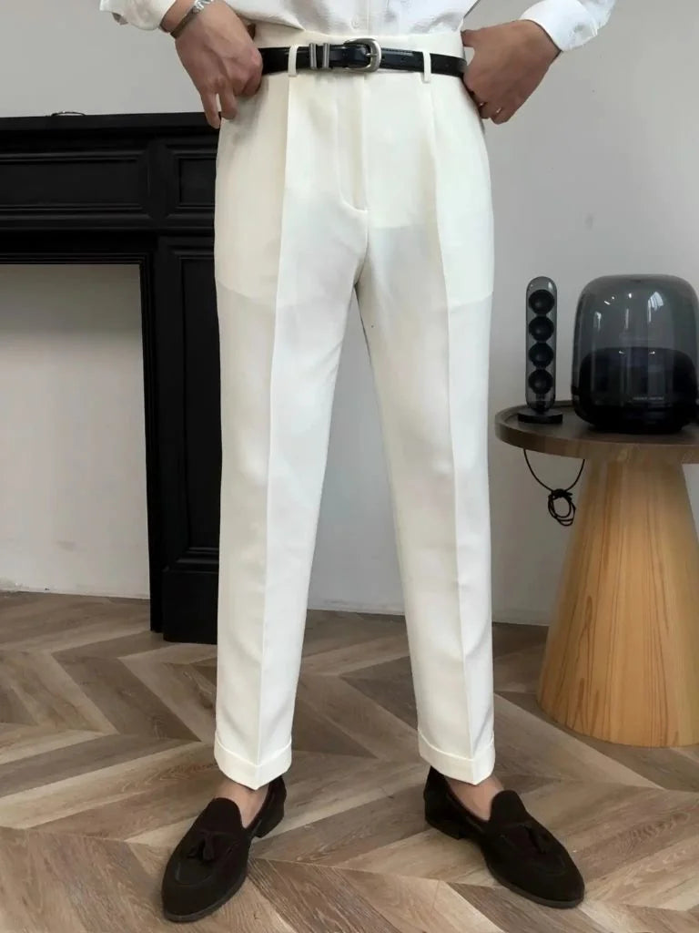 Hollywood Classic Trousers (Belt Included) | Savile & Co.