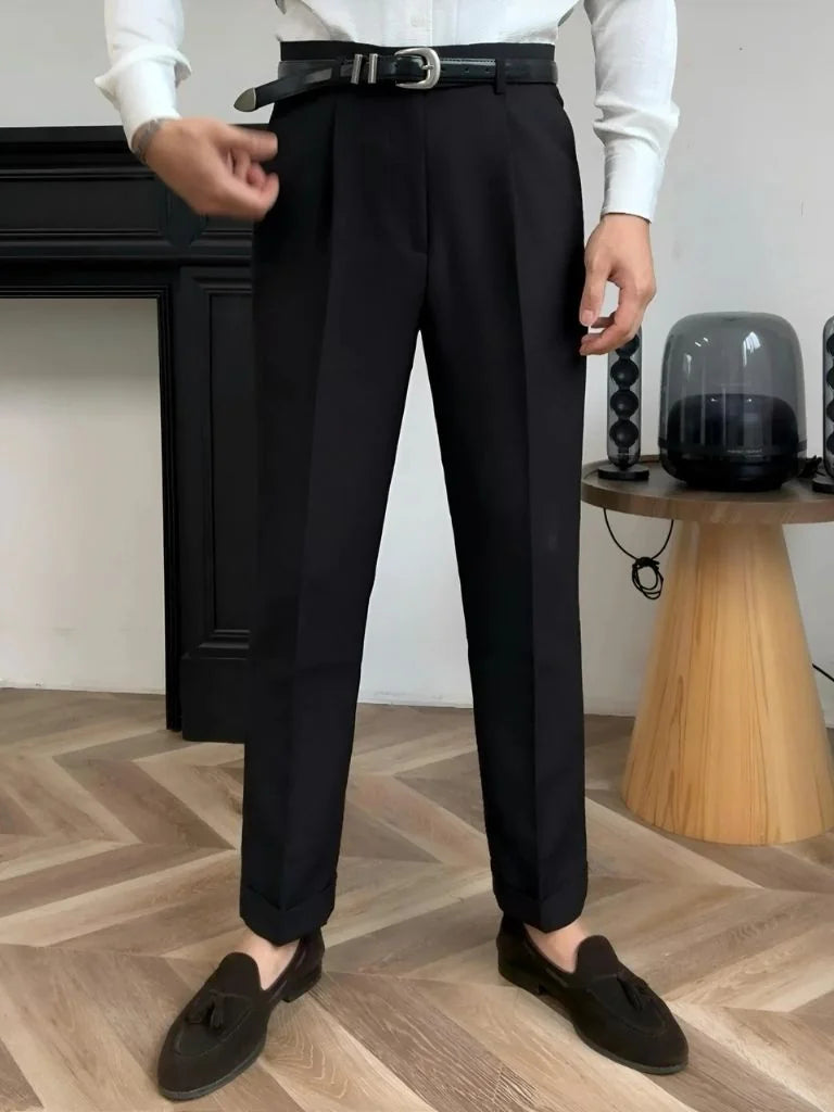 Hollywood Classic Trousers (Belt Included) | Savile & Co.