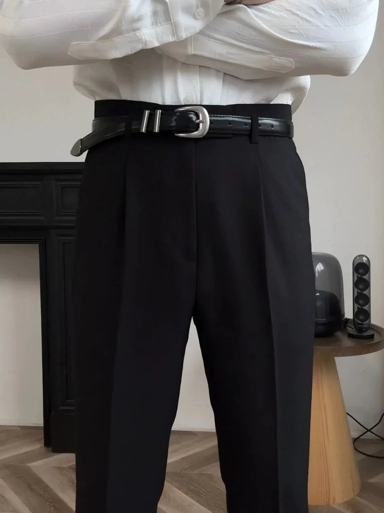 Hollywood Classic Trousers (Belt Included) | Savile & Co.