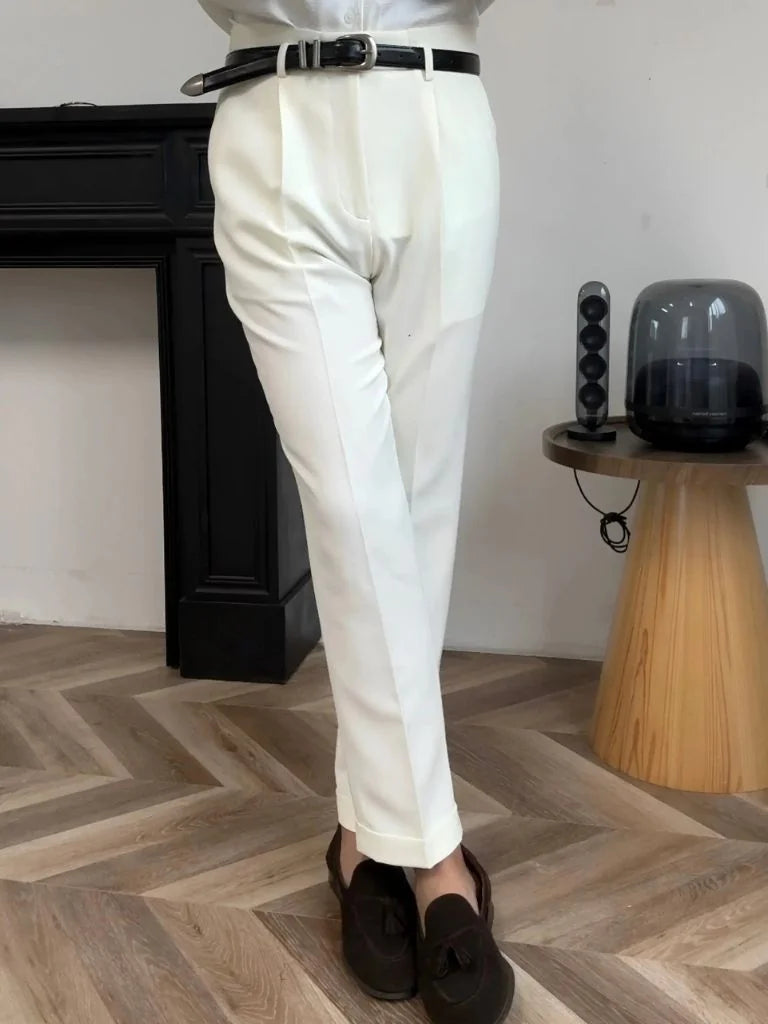 Hollywood Classic Trousers (Belt Included) | Savile & Co.
