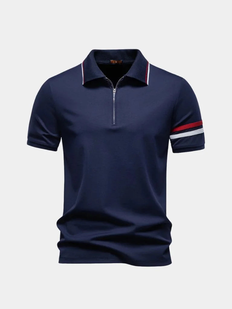 Horizon Striped Polo | Savile & Co.