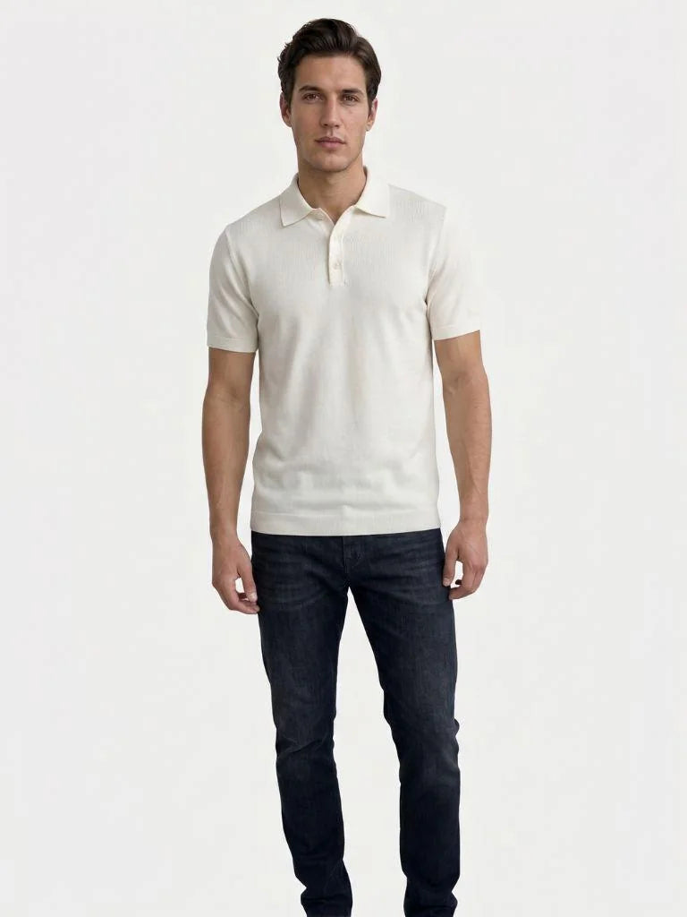 Imperial Ribbed Polo | Savile & Co.