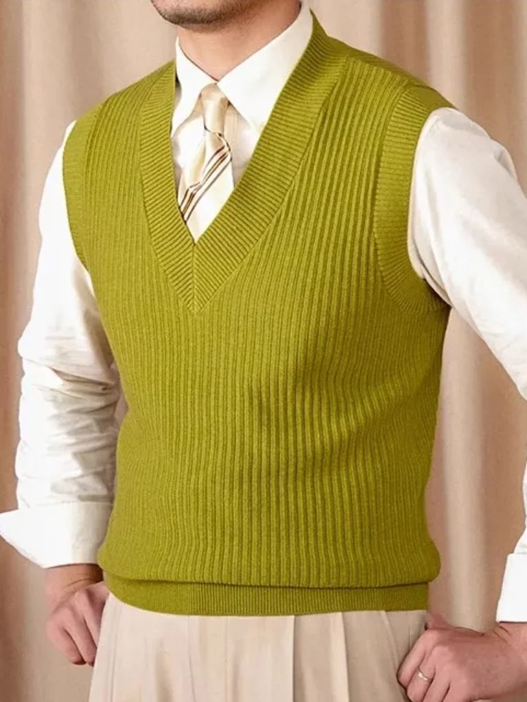 Knit Vest Waistcoat | Savile & Co.