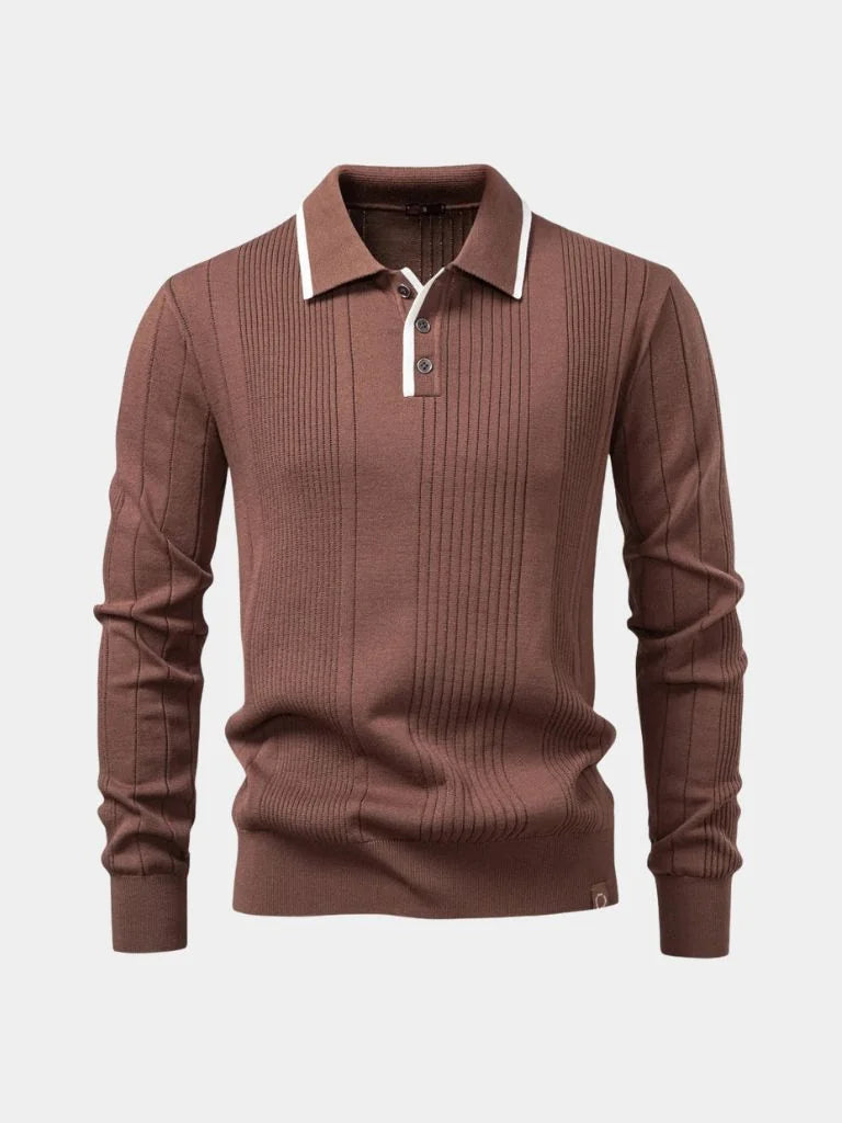 Langford Polo Knit Shirt | Savile & Co.