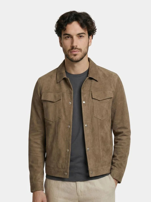 Laurent Leather Aviator Jacket | Savile & Co.
