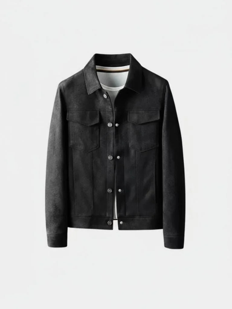 Laurent Leather Aviator Jacket | Savile & Co.