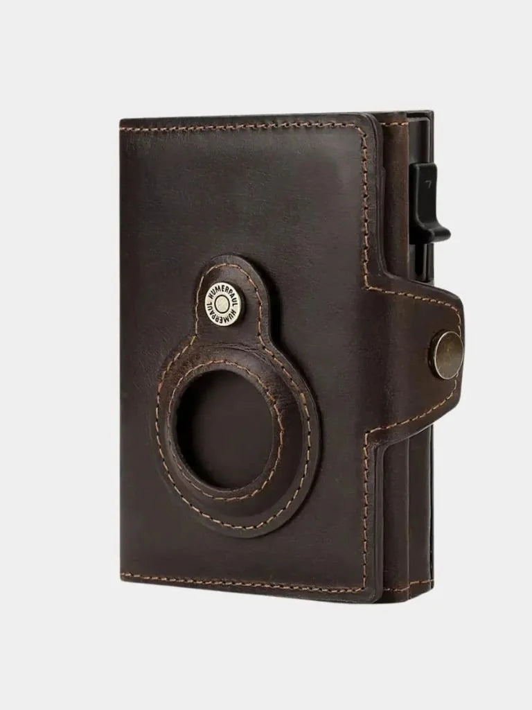 Leather Magnet Wallet Anti-Scam | Savile & Co.