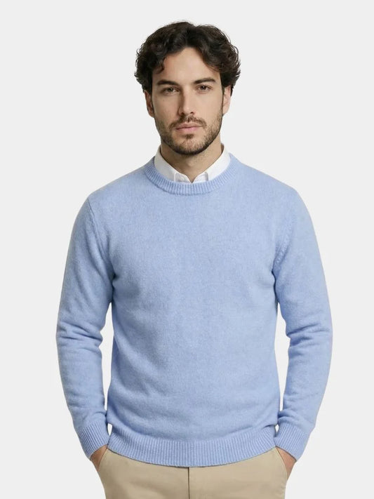Linear Core Cotton Pullover | Savile & Co.