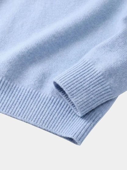 Linear Core Cotton Pullover | Savile & Co.