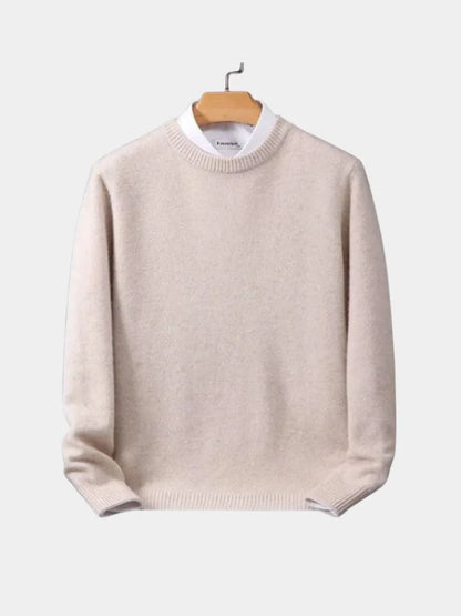 Linear Core Cotton Pullover | Savile & Co.