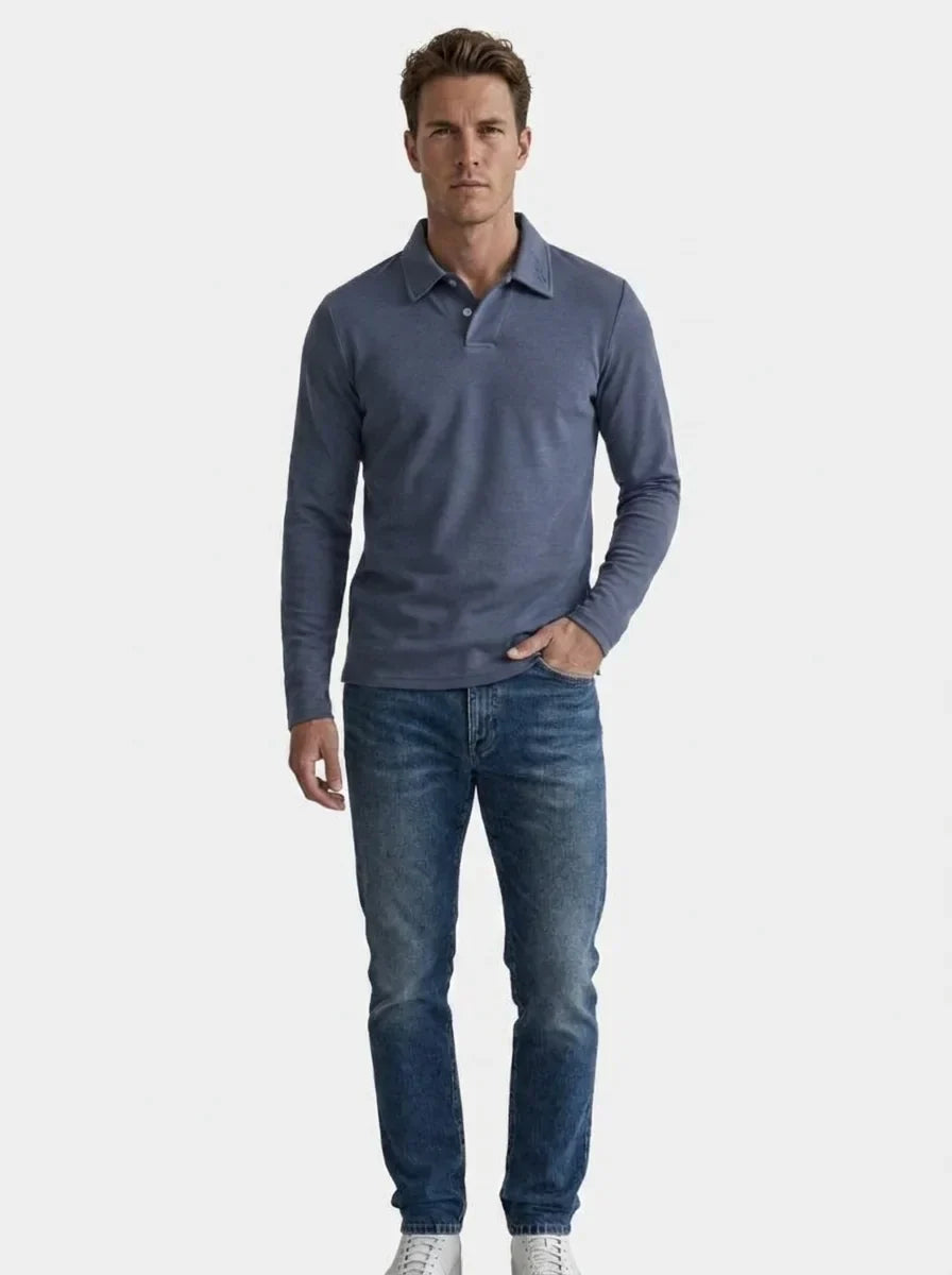 Linear Division Polo | Savile & Co.