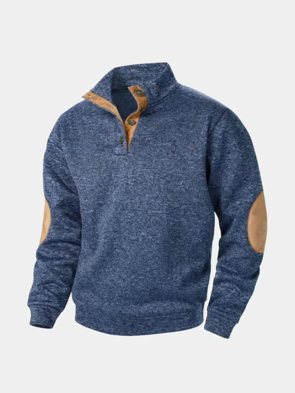 Lucien Heritage Elbow High Collar Pullover | Savile & Co.