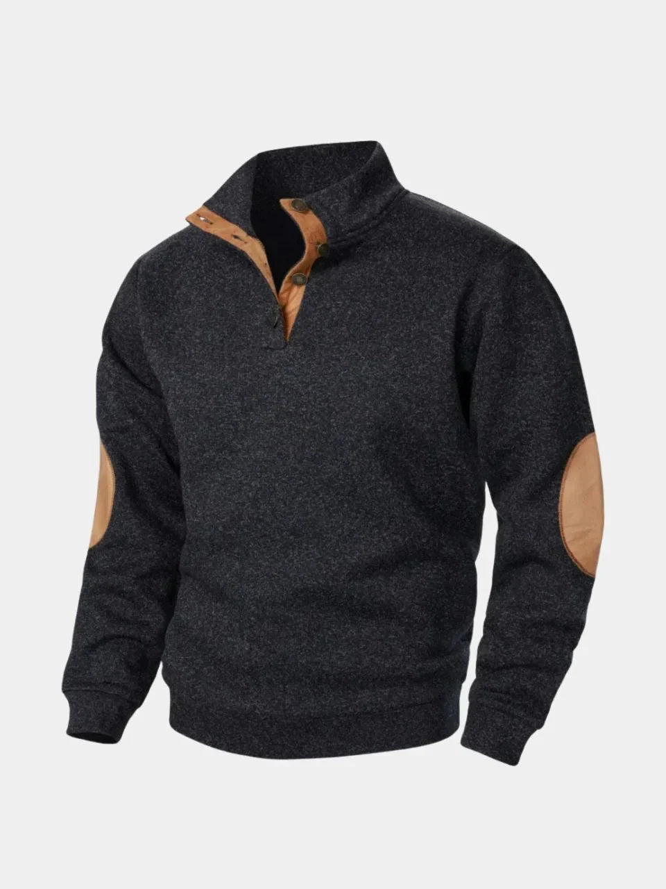 Lucien Heritage Elbow High Collar Pullover | Savile & Co.