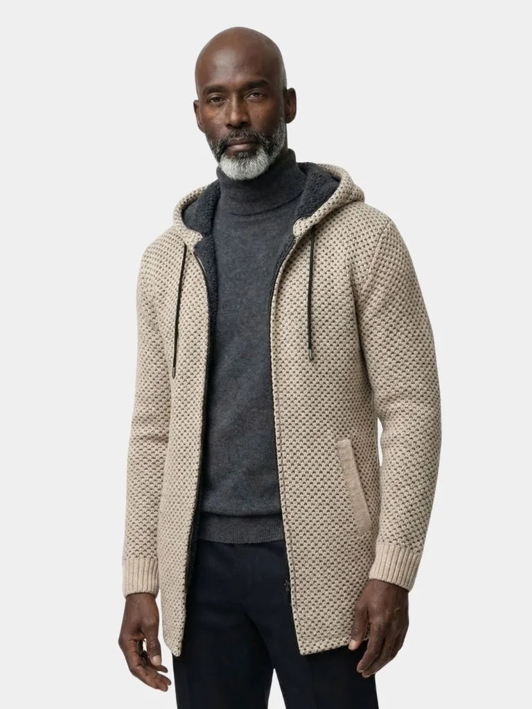 Lugano Knitted Hooded Winter Coat | Savile & Co.