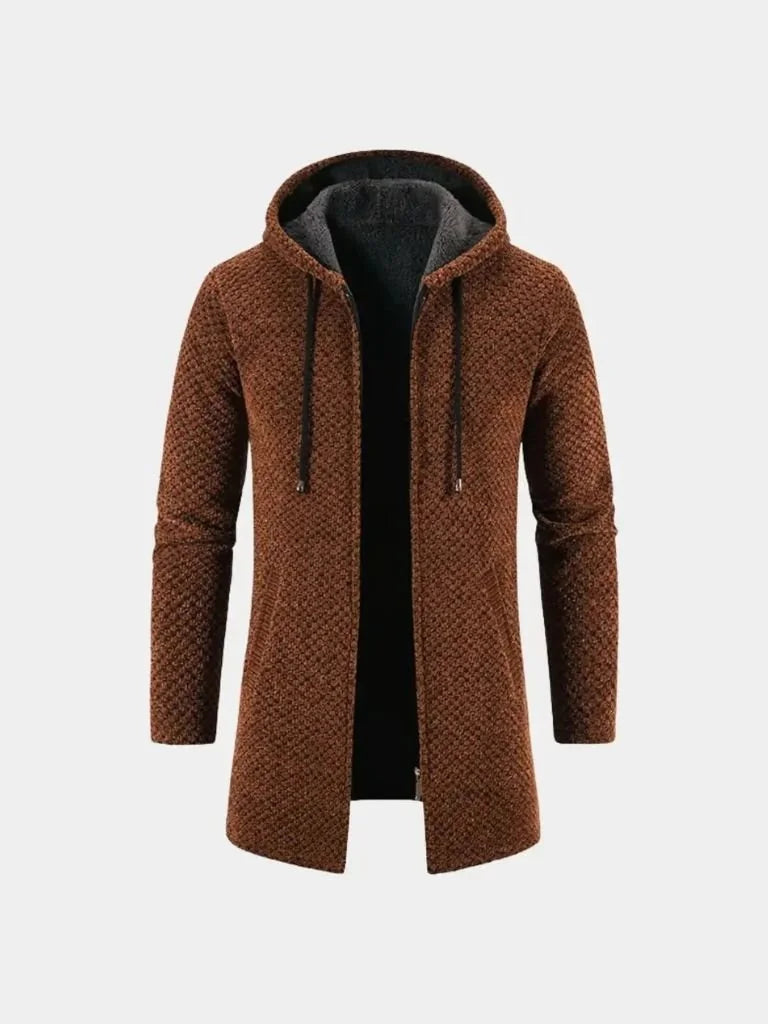 Lugano Knitted Hooded Winter Coat | Savile & Co.