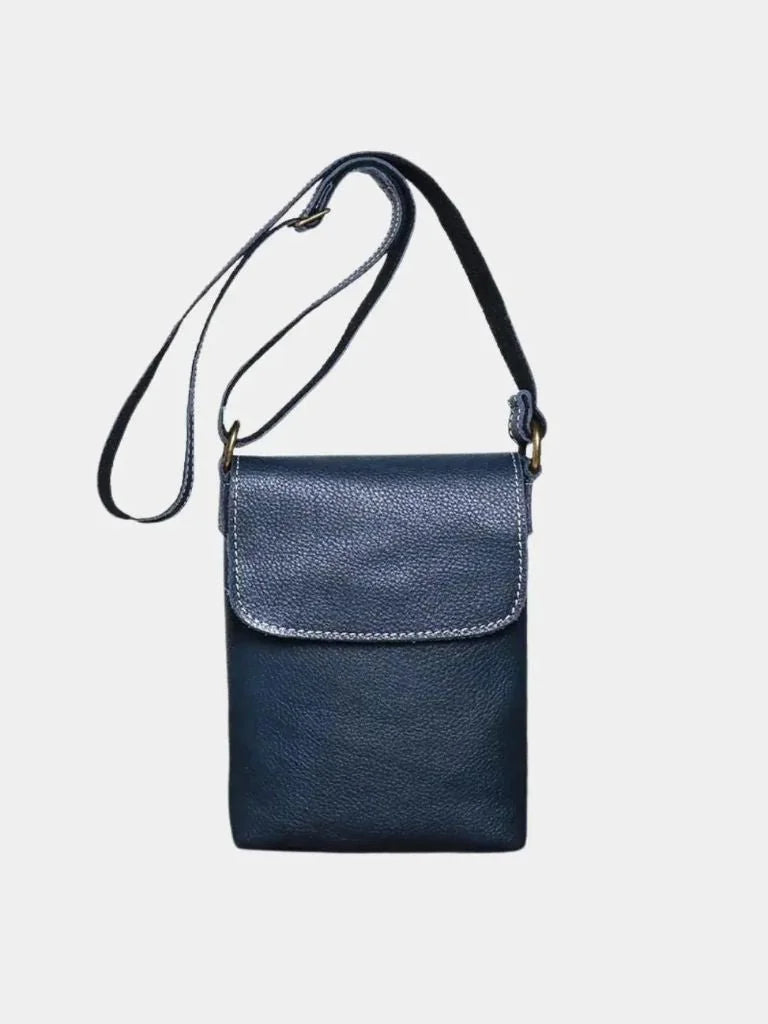 Men's Mini Leather Shoulder Bag | Savile & Co.