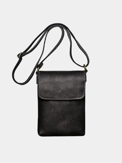 Men's Mini Leather Shoulder Bag | Savile & Co.