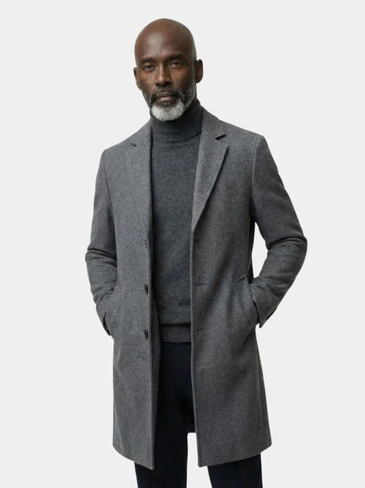 Mens Wool Blend Trench Coat | Savile & Co.