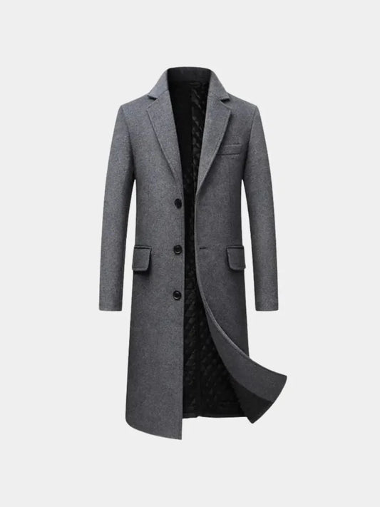 Mens Wool Blend Trench Coat | Savile & Co.